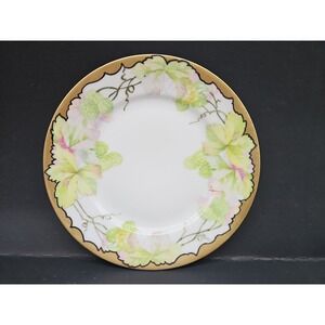 Antique O.&.E.G. Royal Austria Hand‎ Painted Grape Vine 6.5" Plate Artist Signed
